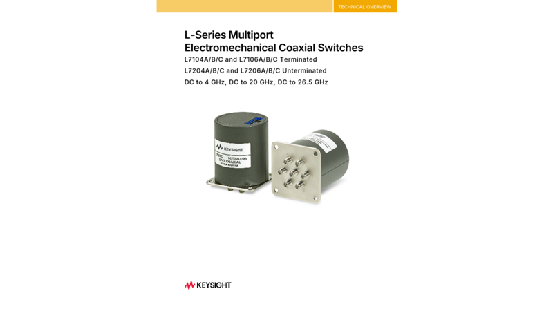 L-Series Multiport Electromechanical Coaxial Switches
